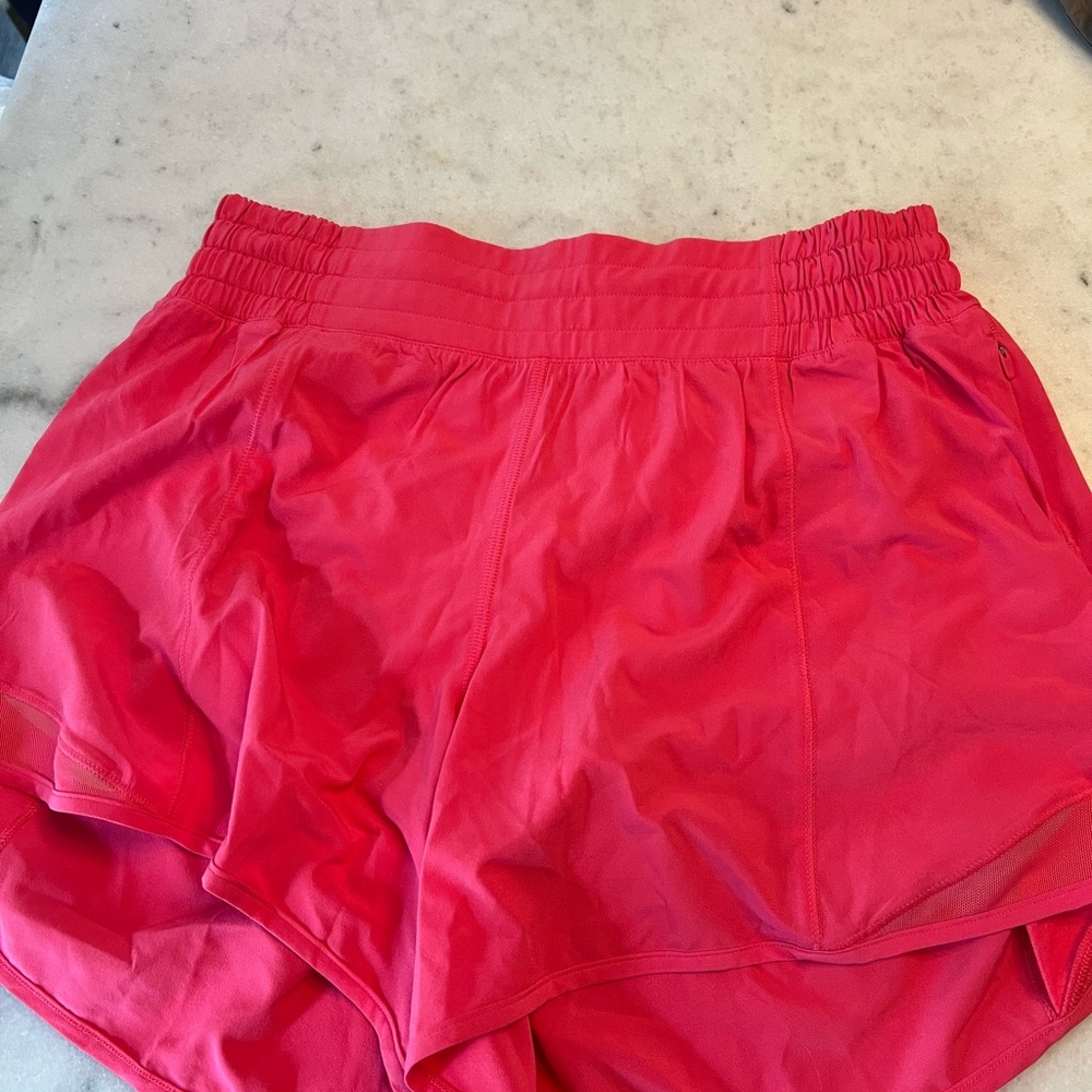 LULULEMON 4" Hotty Hot Pink Athletic Shorts